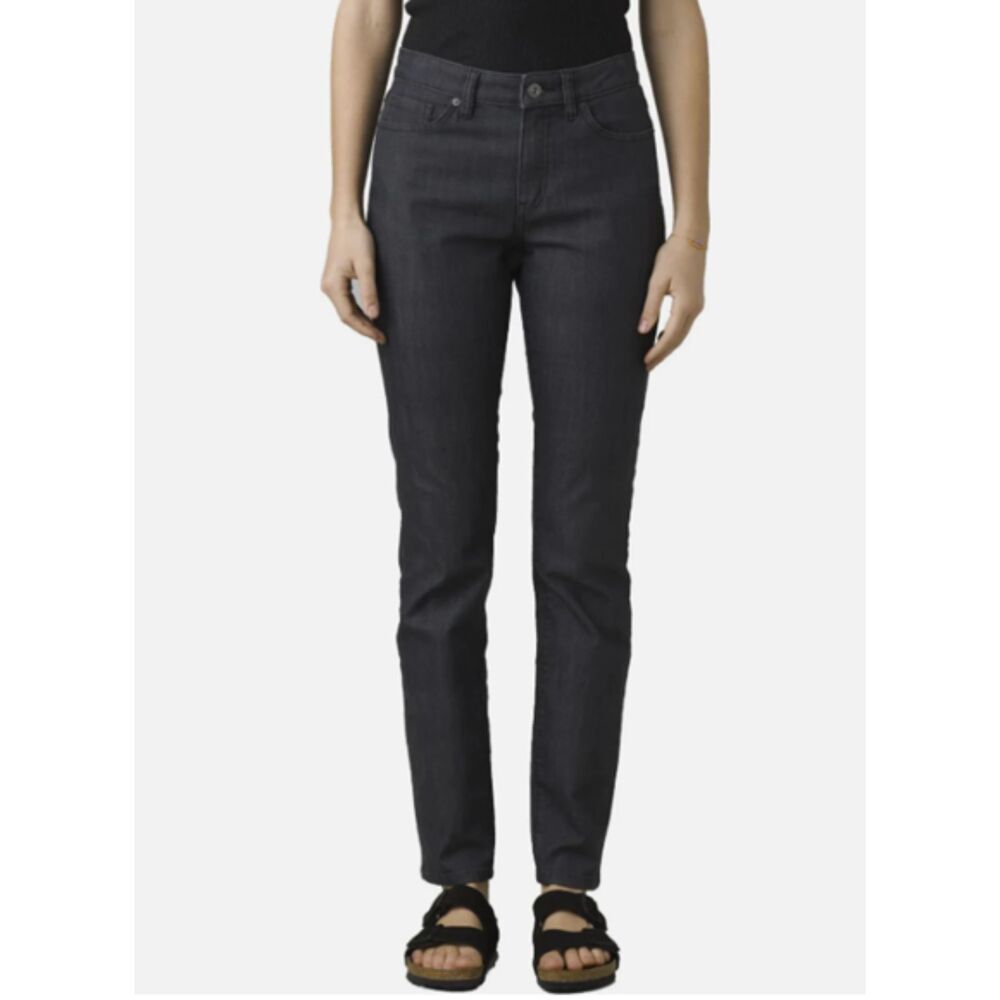 prAna Kayla High Rise Jeans Denim Solid Gray Charcoal Wash NWT